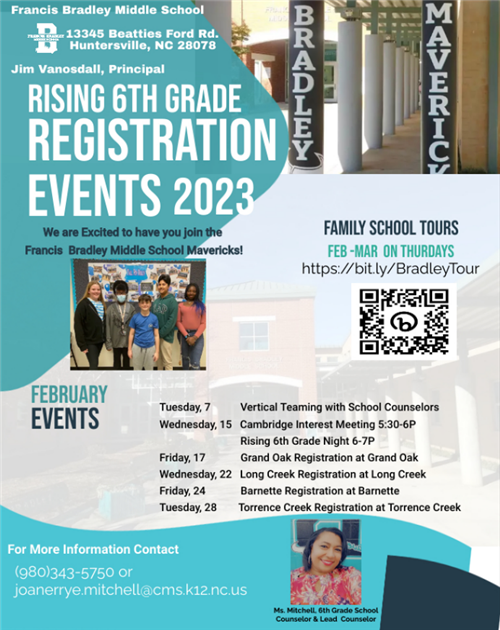 Rising 6th Grade Registration